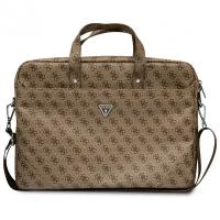 Guess для ноутбуков 15-16" сумка 4G Bag with Triangle metal logo Brown