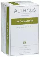Зеленый чай Althaus Grun Matinee в пакетиках, 20 шт