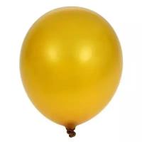 Воздушный шар, GEMAR SRL, 5"/39 Металлик Gold 100шт