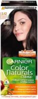 GARNIER Color Naturals стойкая питательная крем-краска для волос, 3.12, Ледяной темный шатен, 110 мл