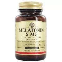 Solgar Melatonin 5 мг 60 жев.табл. (Solgar)