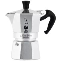 Гейзерная кофеварка Bialetti Moka Express 1168, 90 мл, 90 мл, металлик