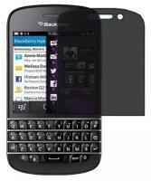 BlackBerry Q10 защитный экран пленка гидрогель конфиденциальность (силикон) Одна штука