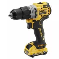 Ударная бесщеточная дрель-шуруповерт DEWALT DCD706D2, 250 Вт, 12В, 57.5 Нм, 1500 об/мин, 25500 уд/мин