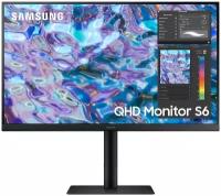 27" Монитор Samsung S27B610EQ, 2560x1440, 75 Гц, IPS, черный