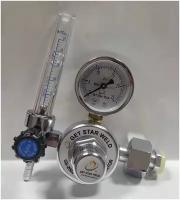 Регулятор расхода газа (аргоновый,углекислотный) с одним ротаметром