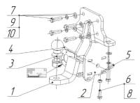 Фаркоп на Lexus GX 460 3011-E