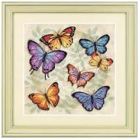 Набор для вышивания DIMENSIONS 35145 Множество бабочек 28 x 28 см