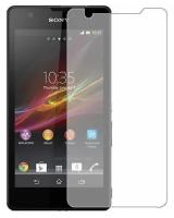 Sony Xperia ZR защитный экран Гидрогель Прозрачный (Силикон) 1 штука