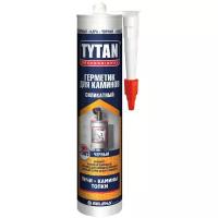 Герметик силикатный термостойкий для каминов Tytan Professional черный (280мл)