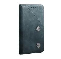 Чехол-книжка MyPads Cuciture Eleganti для Nokia 8 из импортной эко-кожи прошитый элегантной прострочкой Ретро черный с магнитной крышкой
