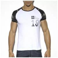 Футболка ES Collection Camo Rangla Sleeve T-Shirt, размер XL, белый