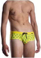 Плавки-хипсы "M2061 - Beach Hot Pants Yellow" / Manstore / Желтый / Размер M