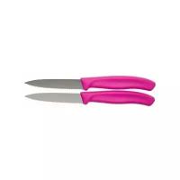 Набор кухонных ножей Victorinox Swiss Classic (6.7636.L115B), комплект: 2 шт, цвет рукояти розовый