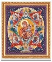 Алмазная мозаика Икона Божией матери Неопалимая Купина 25x30 М-301