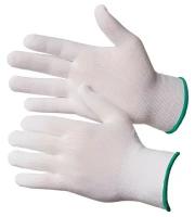 Нейлоновые перчатки белого цвета Gward Touch размер 7 S 12 пар