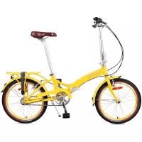 Складной велосипед Shulz Goa V-brake жёлтый