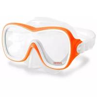 Маска для плавания Wave Rider Mask оранжевая, от 8 лет