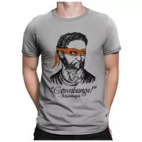 Футболка DreamShirts Микеланджело Мужская Серая