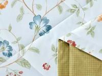 Постельное белье с летним одеялом из сатина ASABELLA 2139-OMP 50х70 (2шт) евро