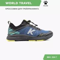 Кроссовки Kelme, размер 42 EUR/ 08.5 USA, черный, синий