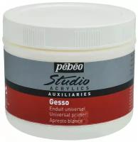 Грунт акриловый Pebeo Gesso studio 500 мл