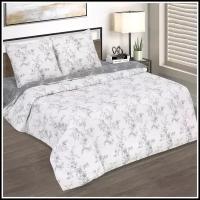 Комплект постельного белья АртПостель, «Луара» 2 спальный, белое, цветы