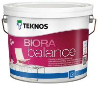 Краска Текнос Biora Balance полностью матовая для внутренней отделки 9 л бесцветная