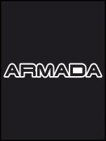 Наклейка на авто "Armada" 20х3 см