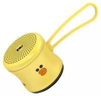 Портативная колонка EWA A119 Mini Speaker Line Friends (жёлтый)