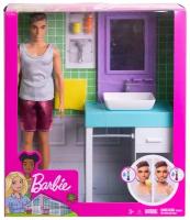 Куклы и пупсы Mattel Barbie FYK53 Барби Кен и набор мебели