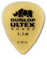 433P1.14 Ultex Sharp Медиаторы 6шт, толщина 1,14мм, Dunlop