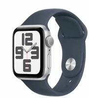 Умные часы Apple Watch SE Gen 2, 40мм, алюминий, GPS, Silver Blue, размер ремешка M/L