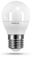 Лампа светодиодная Ergolux 12145, E27, G45, 7Вт