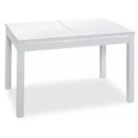 Стеклянный стол DE Pranzo TEMPO 120 Белый (LB)/Экстра-белое стекло (VEXB)