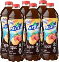 Холодный чай Nestea со вкусом Персика (Персик) 500мл (0,5 л) 6 штук (комплект)