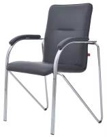 Конференц-кресло FA-SAMBA Chrome к/з черный DO350/к/з