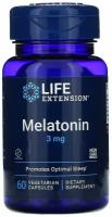 Melatonin 3 мг (Мелатонин) 60 вег капс (Life Extension)