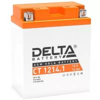 Мото аккумулятор DELTA Battery CT1214.1 (YB14-BS 12V 14Ah AGM)
