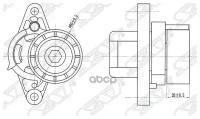 Натяжитель Приводного Ремня Renault Duster/Logan/Sandero 1,4/1,6/1,8 (16Клап.) 07- Sat арт. ST-8200403954