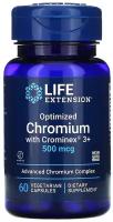 Капсулы Life Extension Optimized Chromium with Crominex 3+, 50 г, 500 мкг, 60 шт