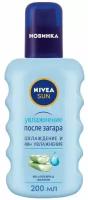 Солнцезащитный спрей NIVEA Sun Protect & Moisture SPF15 200 мл (из Финляндии)