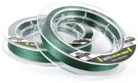 Леска плетеная Yoshi Onyx NITE x4 Dark Green, 0.8#, 0.15мм, 135м