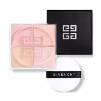 GIVENCHY Пудра рассыпчатая Prisme Libre матирующая с эффектом сияния 4 в 1 3 розовая вуаль