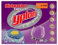 Таблетки YPLON ALL IN ONE универсальные для посудомоечных машин 28 штук в упаковке