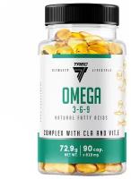 Омега 3-6-9, 90 капс, Trec Nutrition Omega-3-6-9, тройная омега