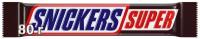 Snickers Super шоколадный батончик с карамелью, арахисом и нугой, 80г