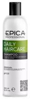 EPICA PROFESSIONAL Daily HairCare Шампунь для волос с маслом бабассу и экстрактом зеленого чая, для ежедневного использования, 300 мл
