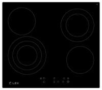 поверхность электрическая LEX EVH 642-2 BL 4 конфорки стеклокерамика