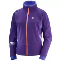 Олимпийка Salomon Lightning Warm Shell, силуэт прямой, размер S, розовый